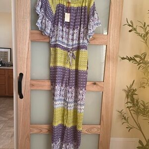 Bohemian Off-Shoulder Jumpsuit